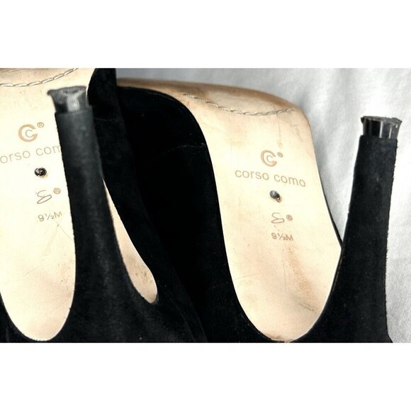 Corso Como Myer Suede Leather Ankle Bootie 9.5 Dark Romantic Fairy Grunge Artsy - Picture 8 of 16